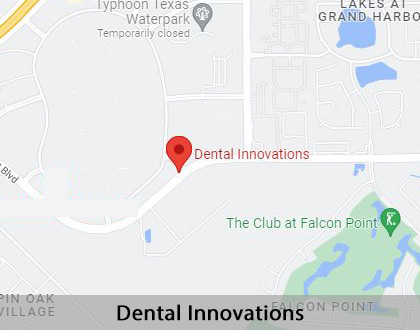 Map image for Emergency Dentist vs. Emergency Room in Katy, TX
